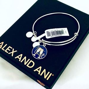 Alex and Ani Let’s Have a Toast Bracelet - Silver - NWT